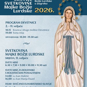 Biskup Kovač predvodi proslavu župne svetkovine u Župi Majke Božje Lurdske